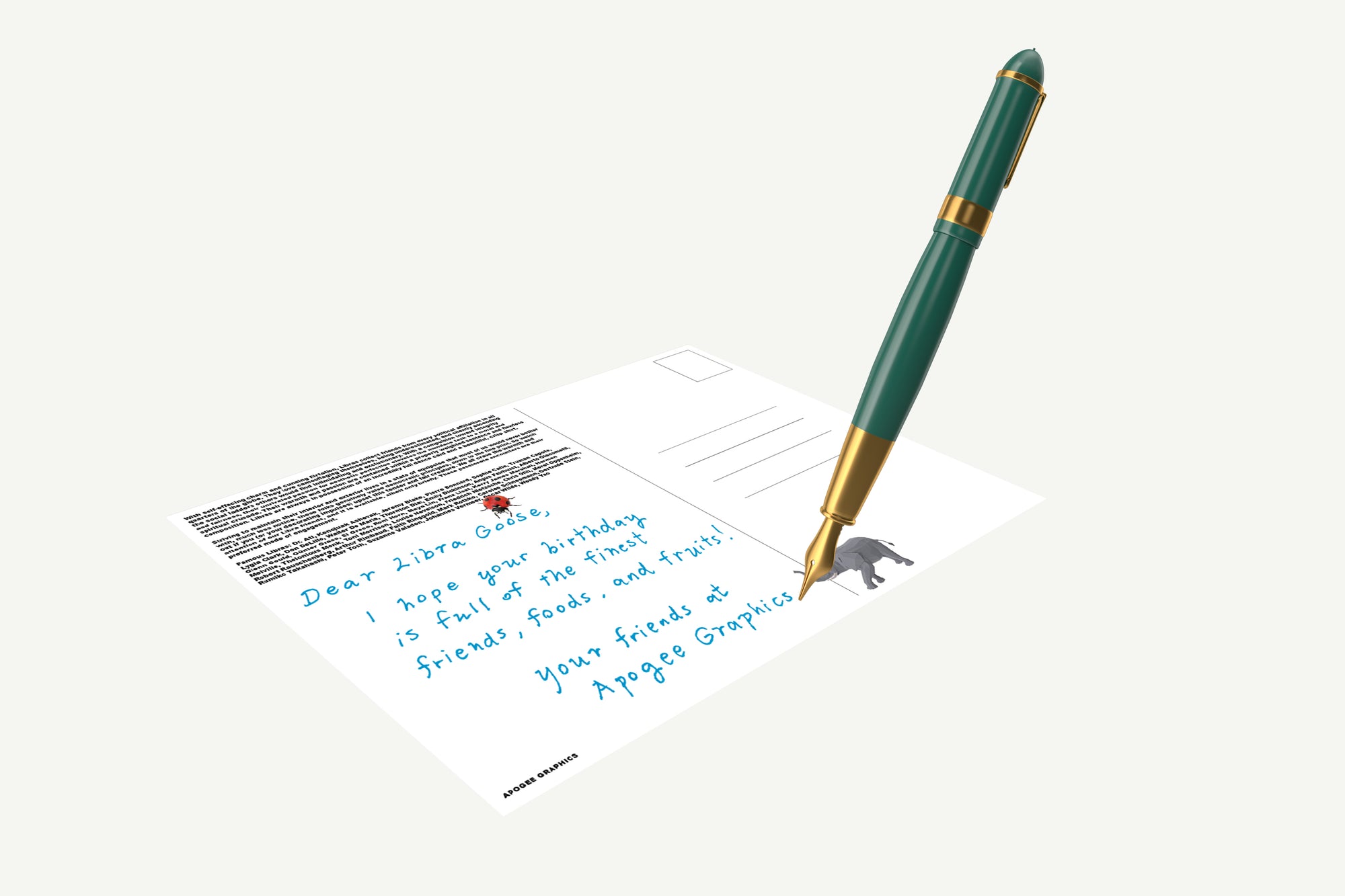 Libra Primal Astrology Postcard | mailed with handwritten message