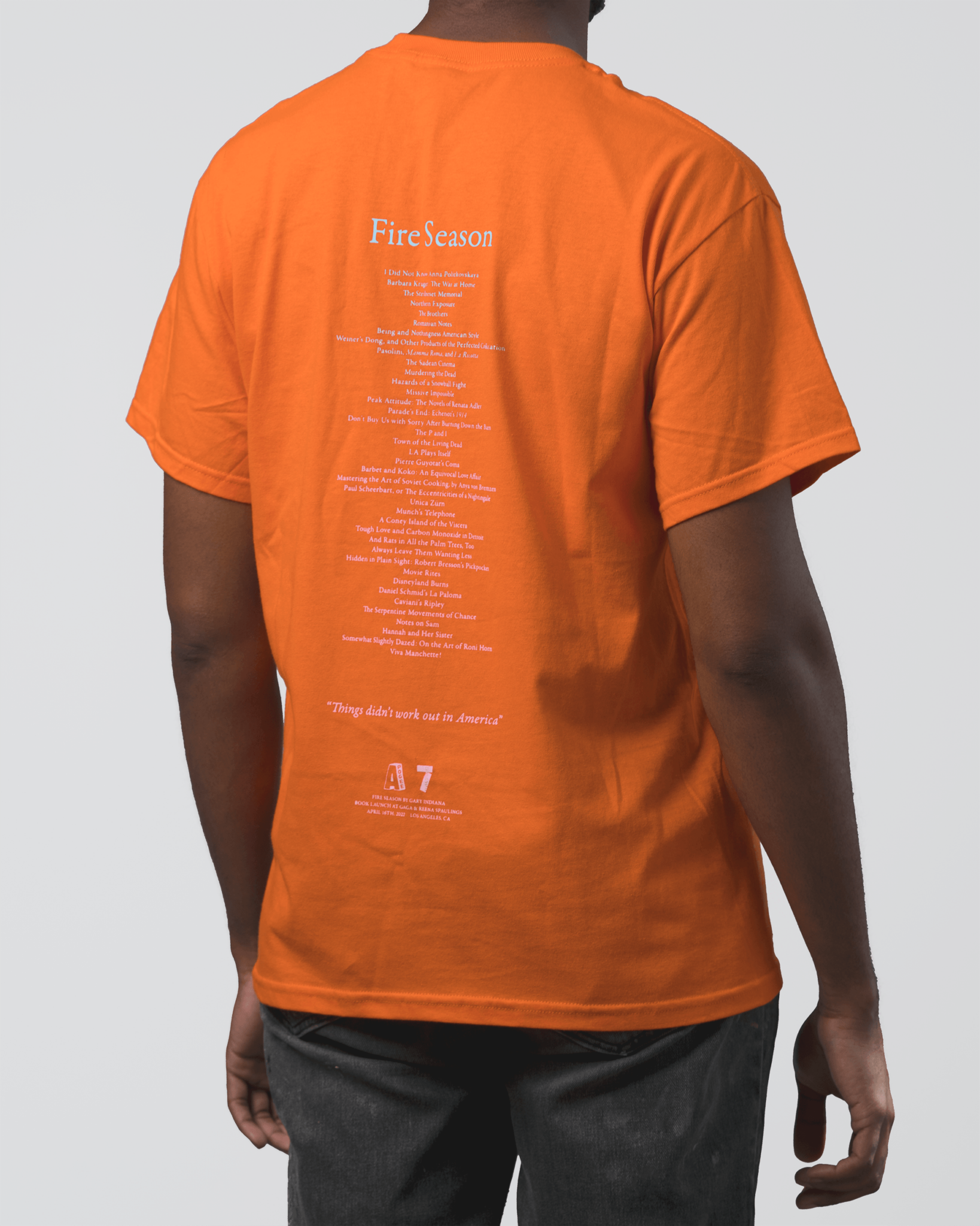 Gary Indiana: Fire Season Shirt