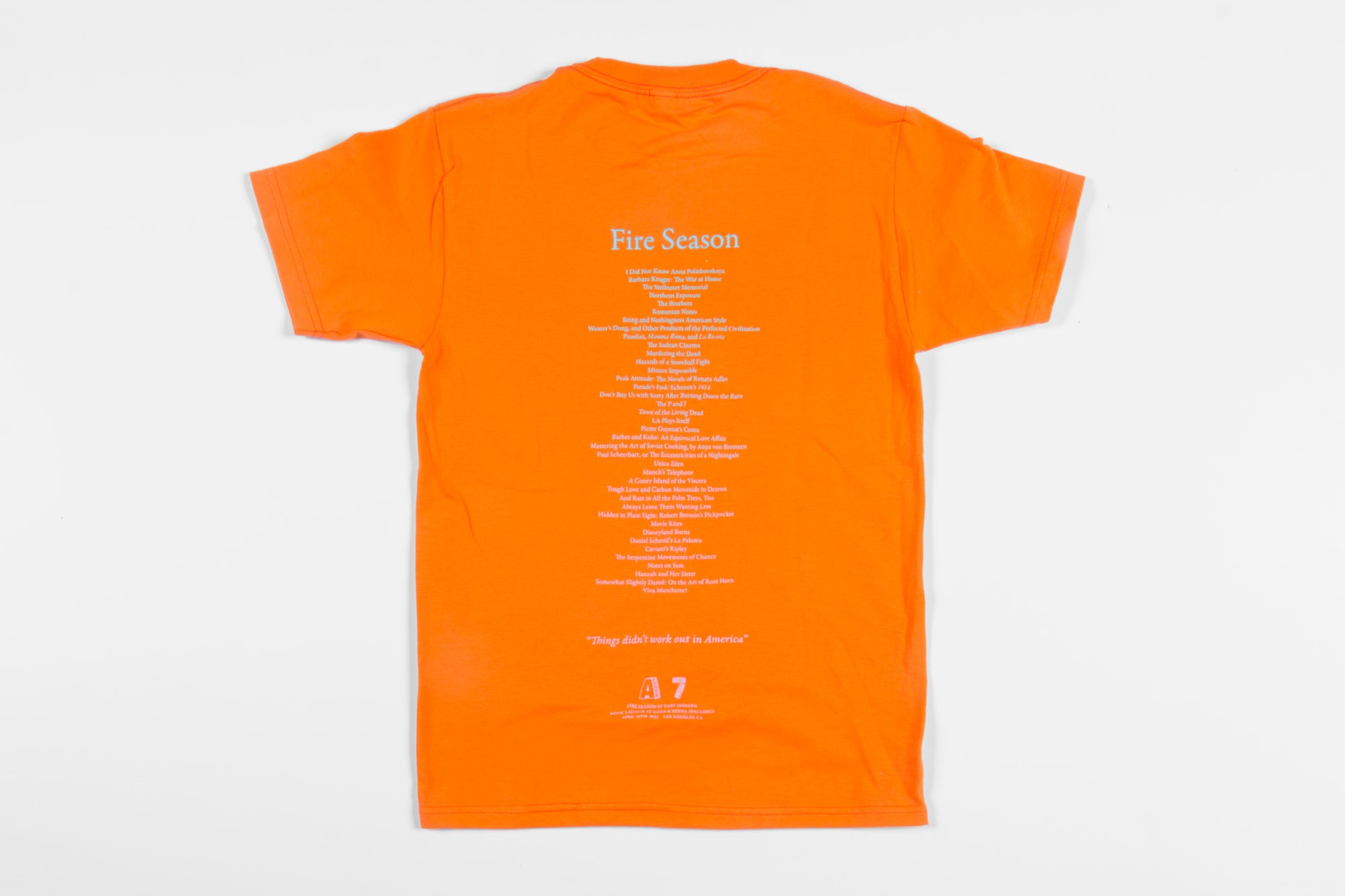 Gary Indiana: Fire Season Shirt