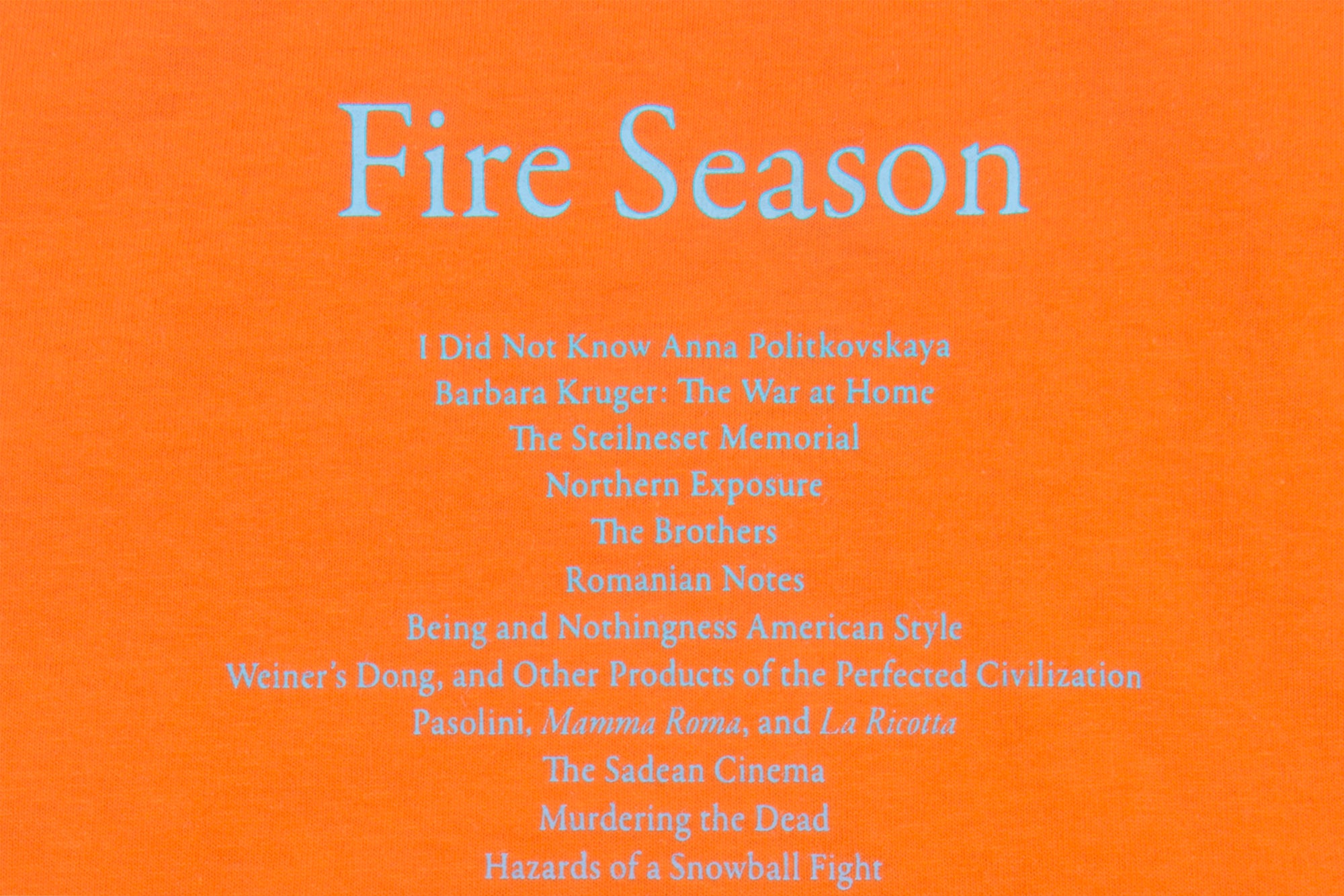 Gary Indiana: Fire Season Shirt