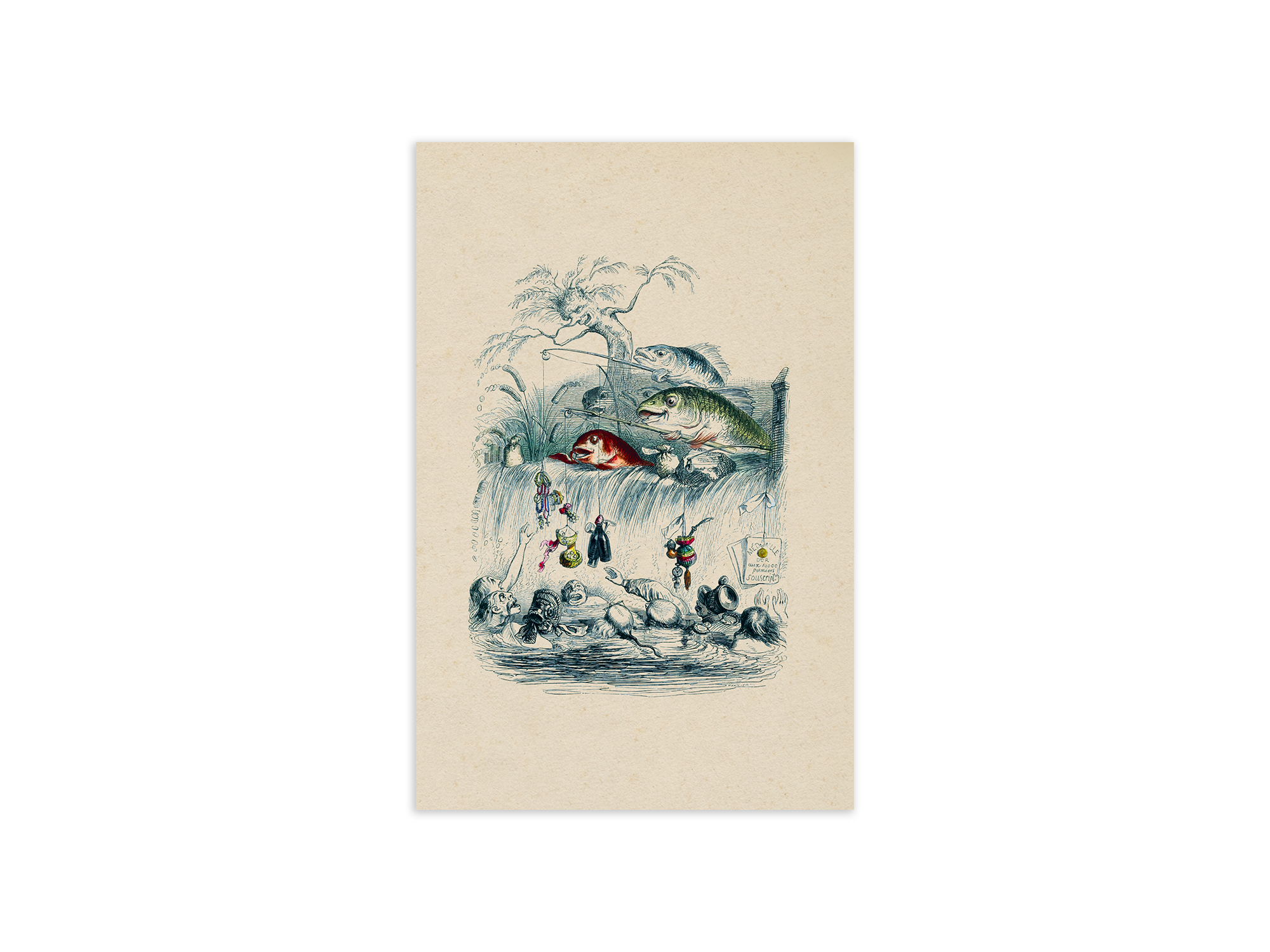 J. J. Grandville Card