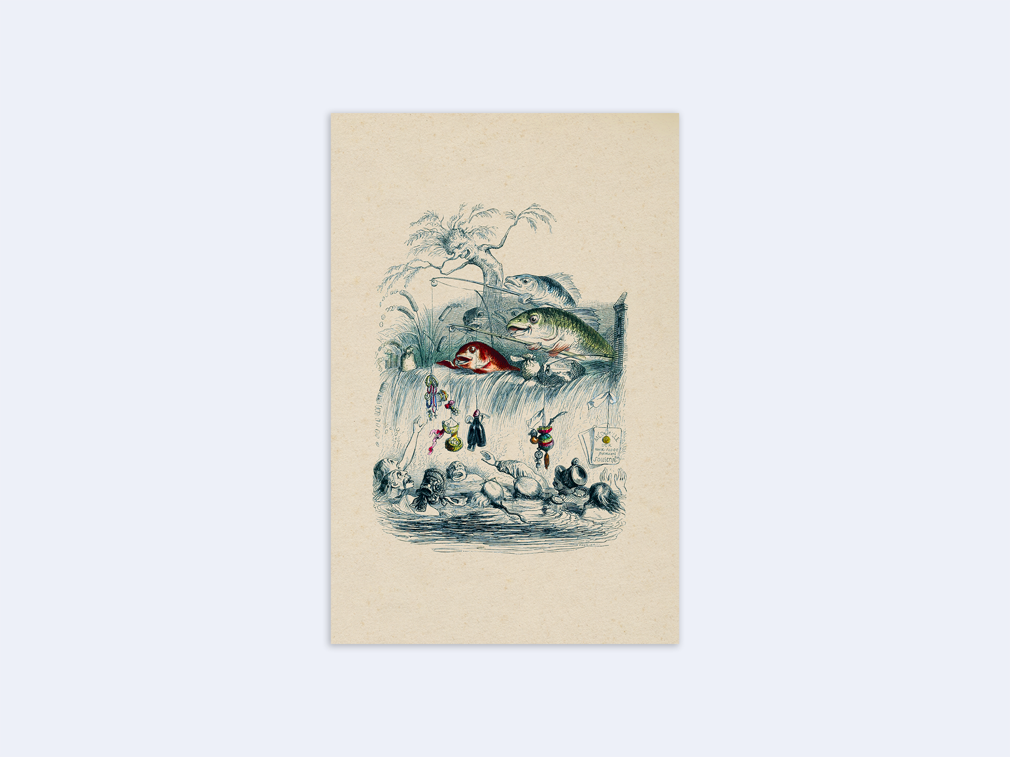 J. J. Grandville Card