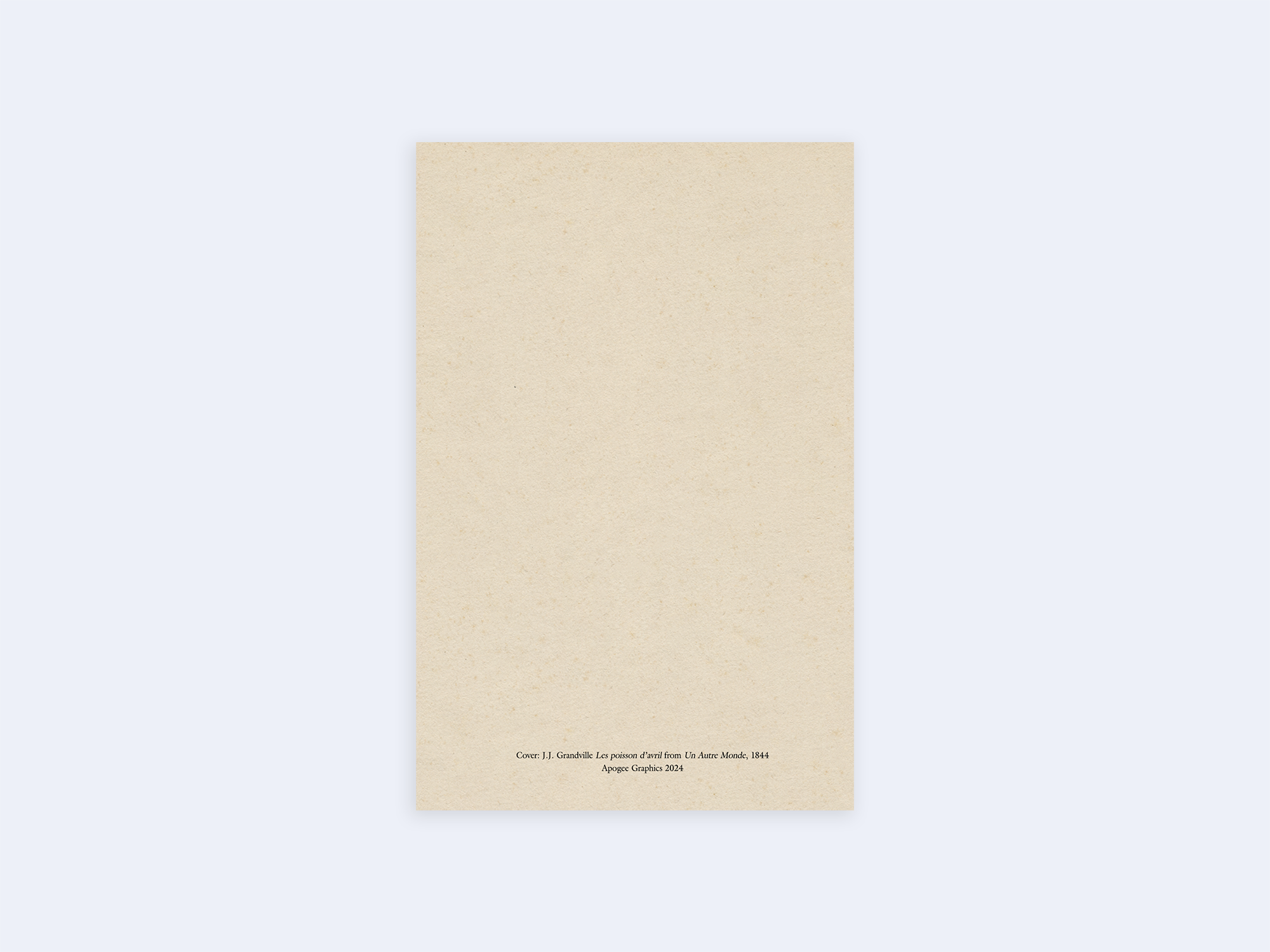 J. J. Grandville Card