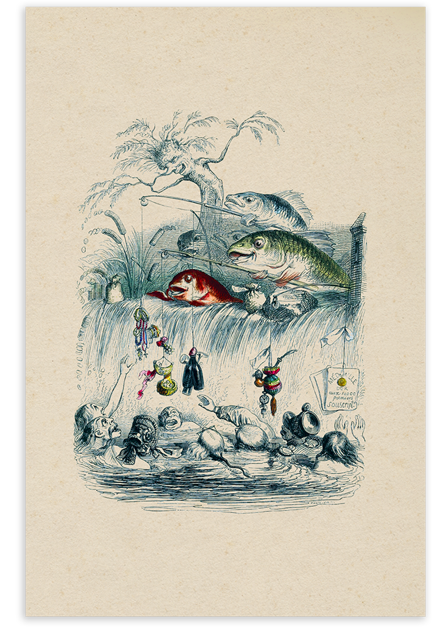 J. J. Grandville Card
