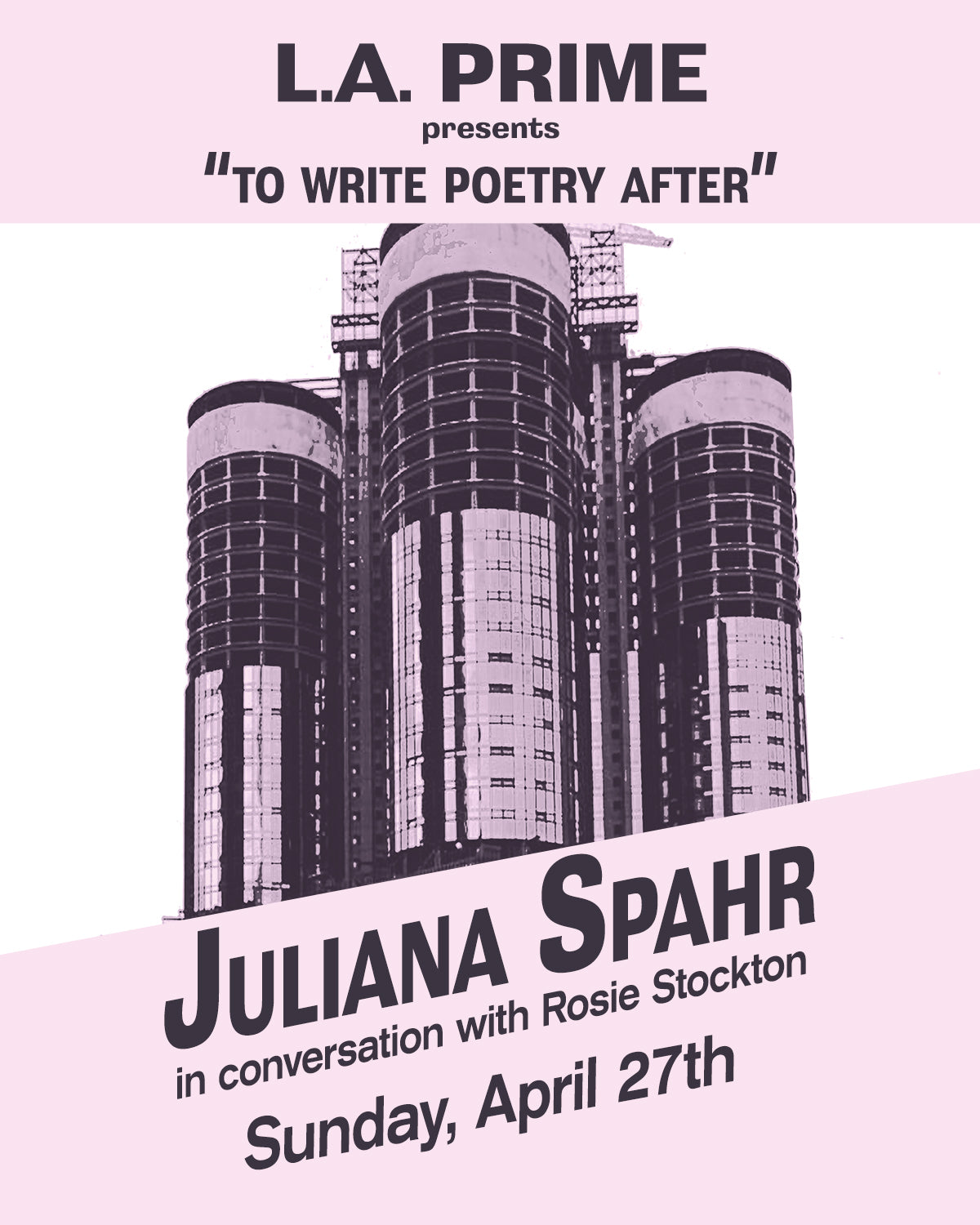 L.A. PRIME #3: Juliana Spahr