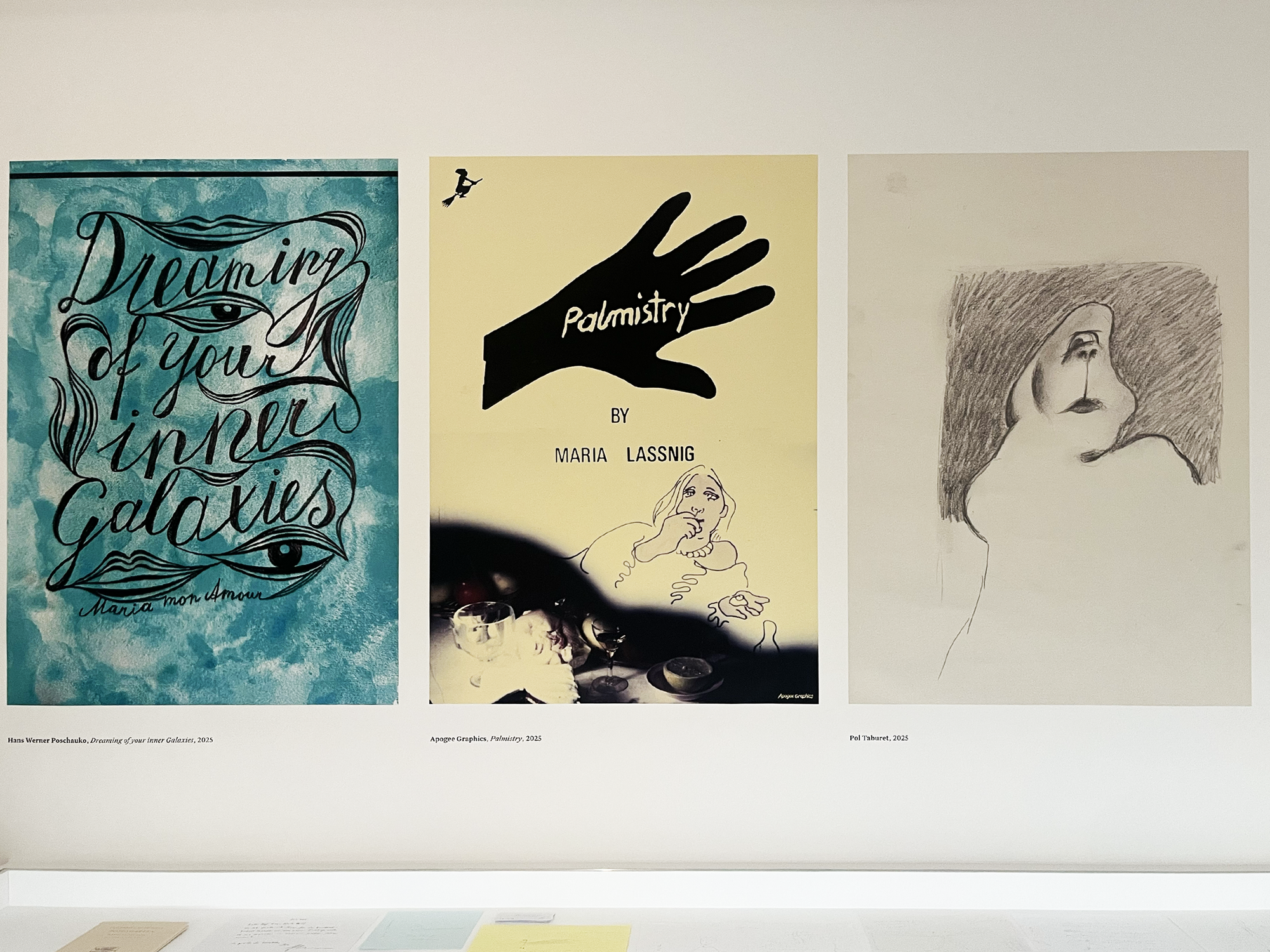 Maria Lassnig: Palmistry poster at LUMA